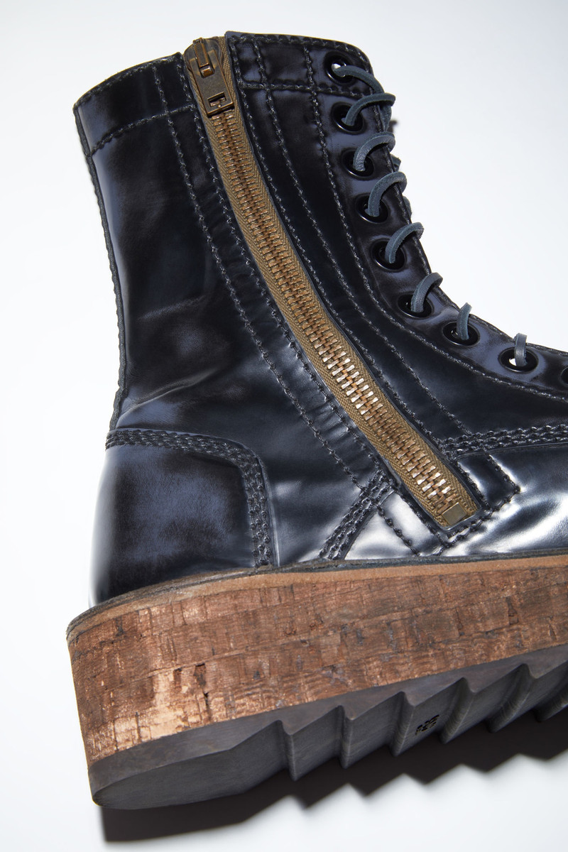 Platform boots - Dark grey 5