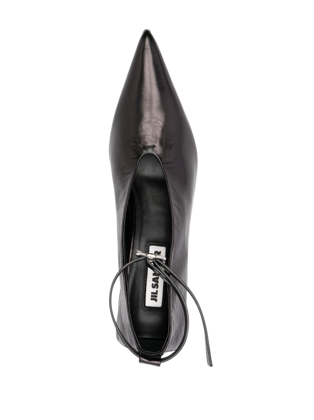 pointed-toe 60mm buckled leather pumps - 4