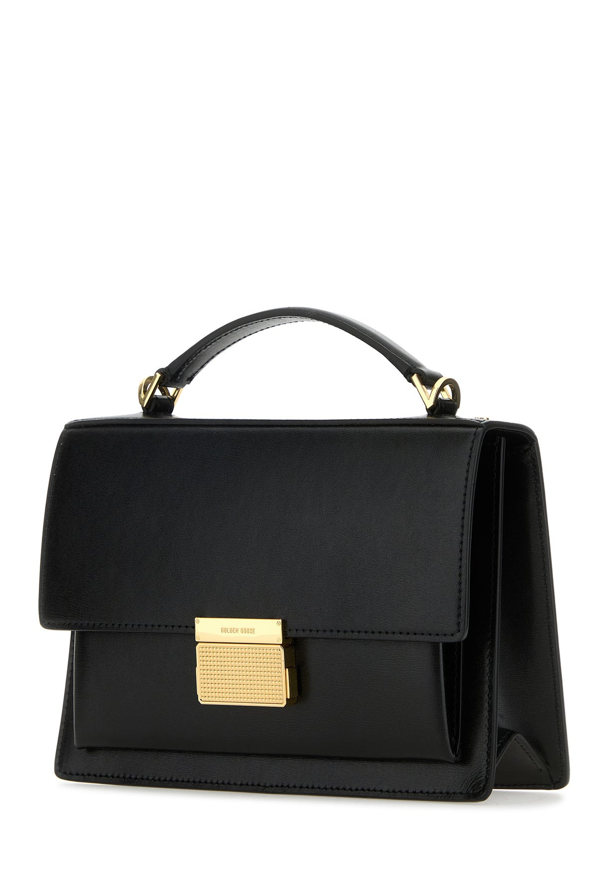 Black leather Venezia handbag - 2