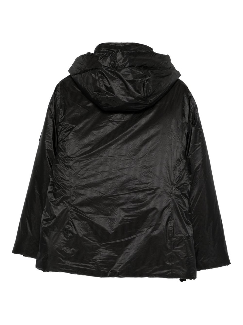 RAINS hooded padded coat outlook