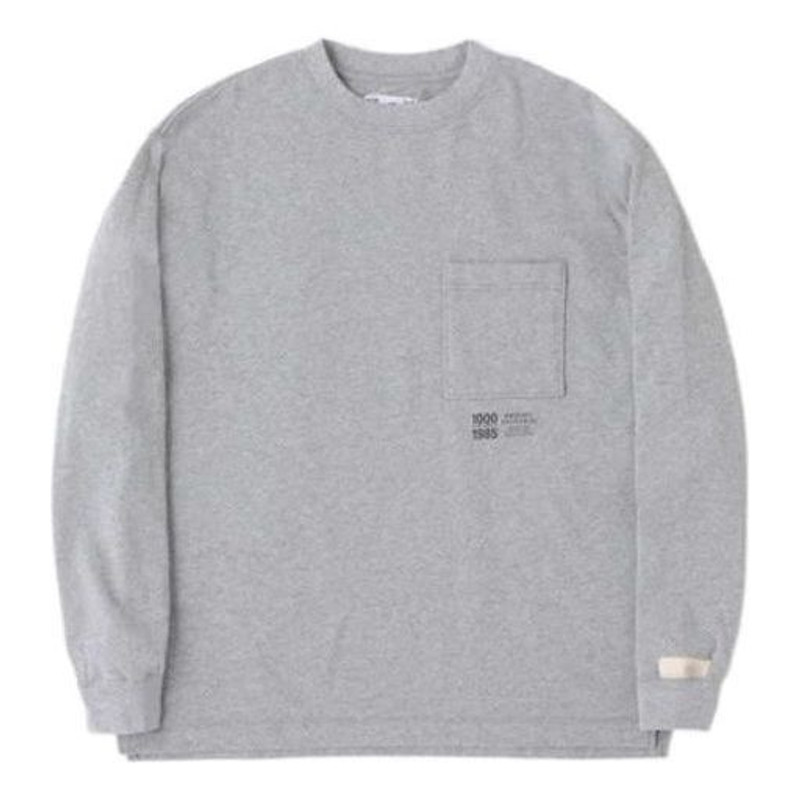 New Balance 1000 Long Sleeve T-Shirt Regular Fit 'Grey' AMT25023-HGR - 1