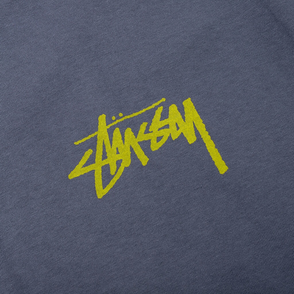 DRAGONS PIG. DYED L/S TEE - INDIGO - 3