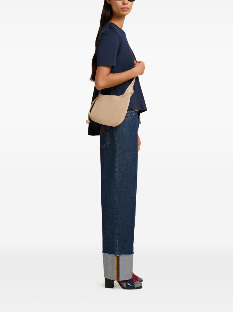 Marni leather drawcord crossbody bag outlook