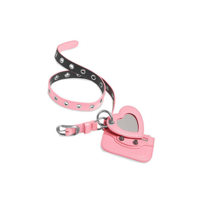 BALENCIAGA Women's Le Cagole Charms Belt  in Pink outlook