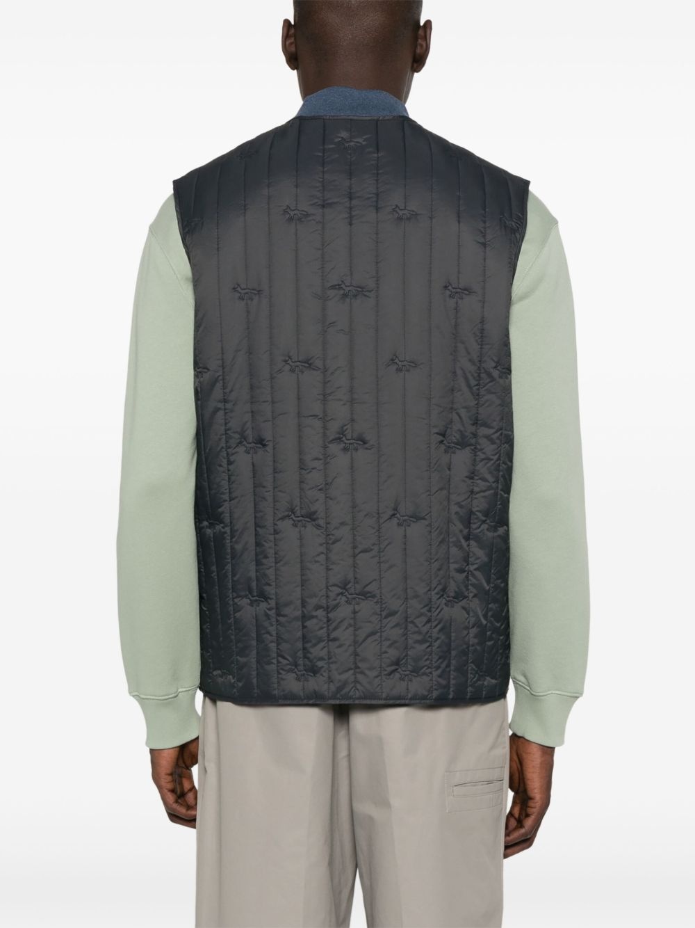 quilted gilet - 4