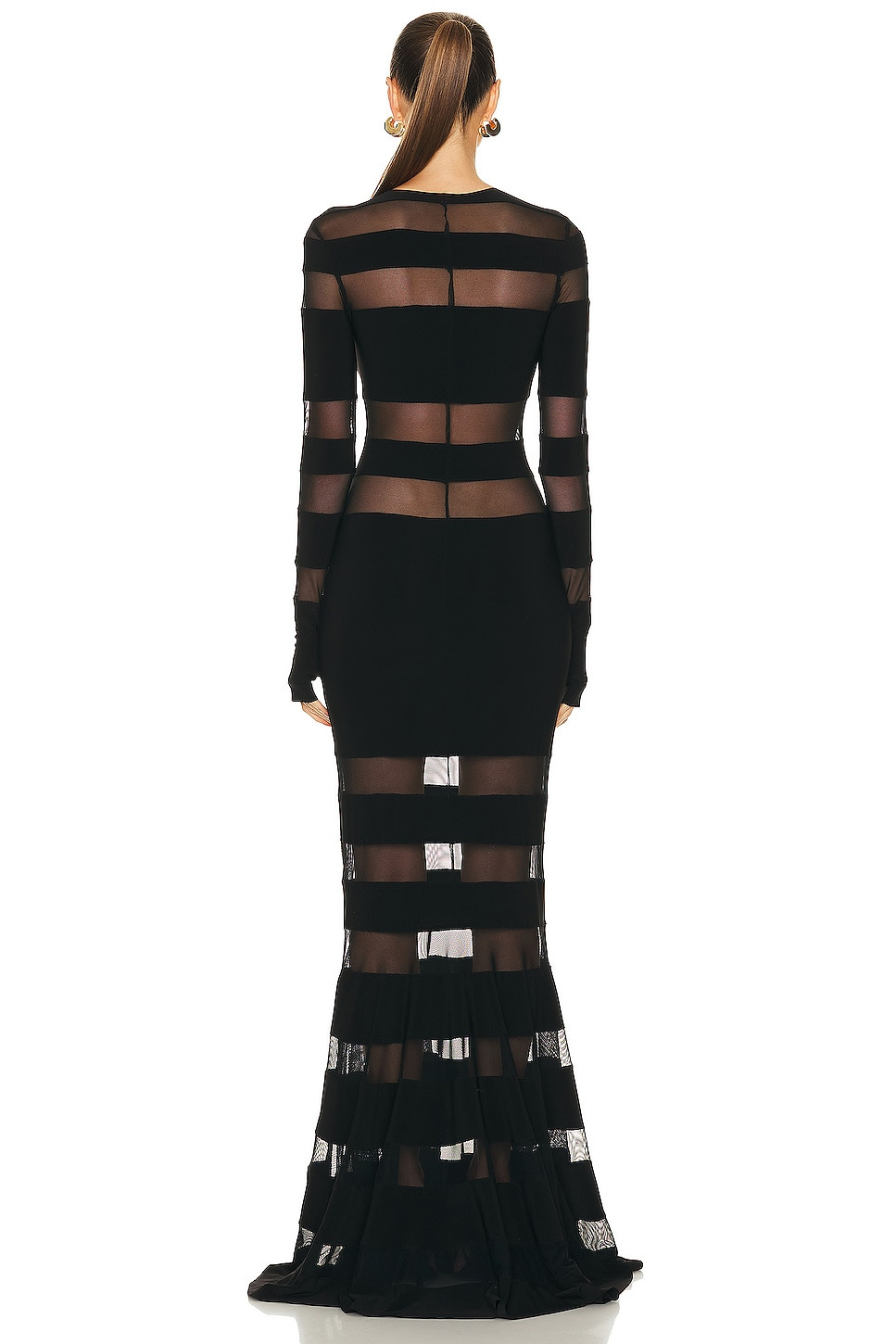 Spliced Fishtail Gown - 3