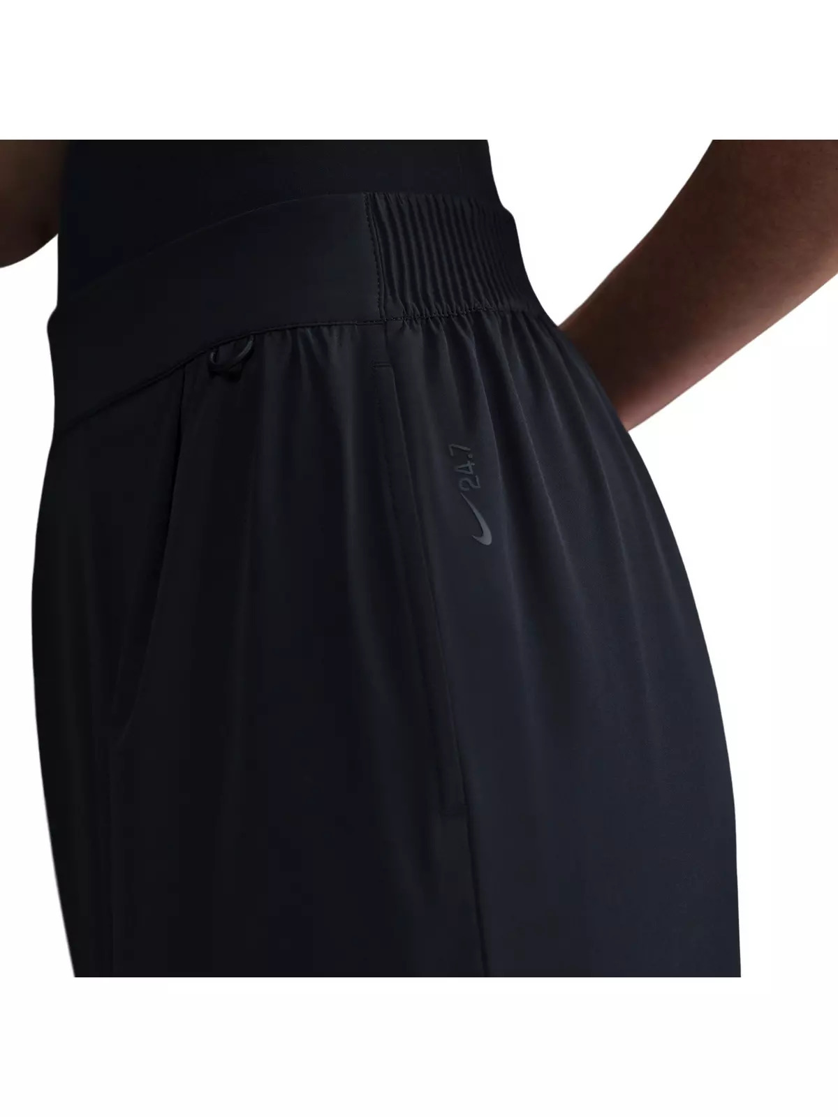 Women's 24.7 PerfectStretch Dri-FIT High-waisted Loose wide-Leg Pants -Black - 6