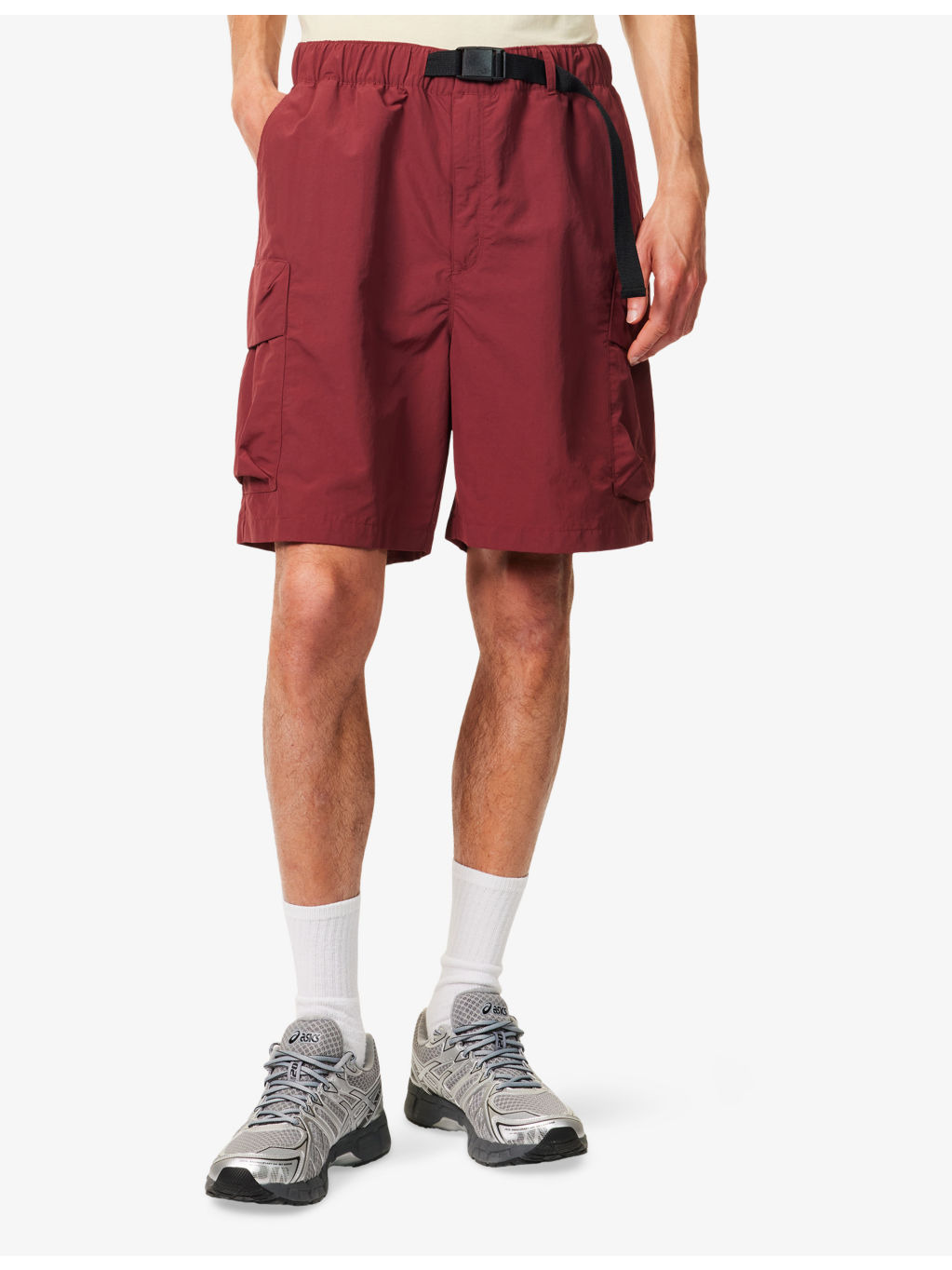 Patch-Pocket Relaxed-Fit Woven Cargo Short - 3