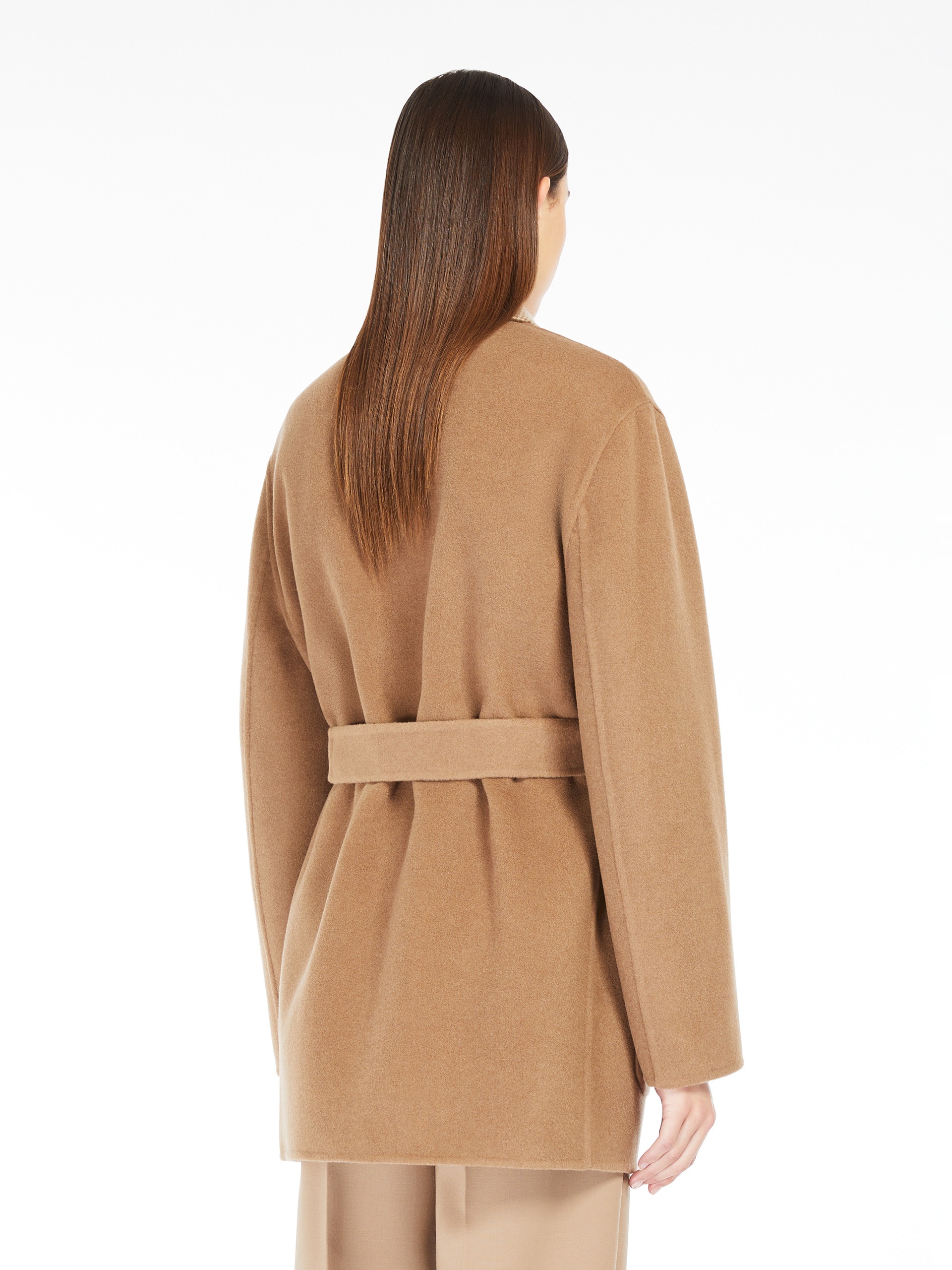 MIRKO Oversized reversible jacket in wool and cashmere - 4