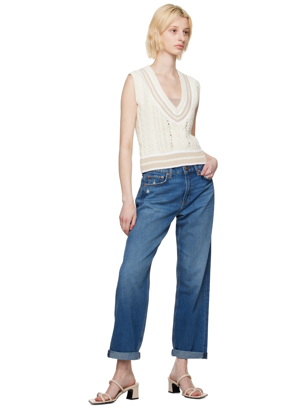 rag & bone Irina Ponte Cami Slim Fit Top