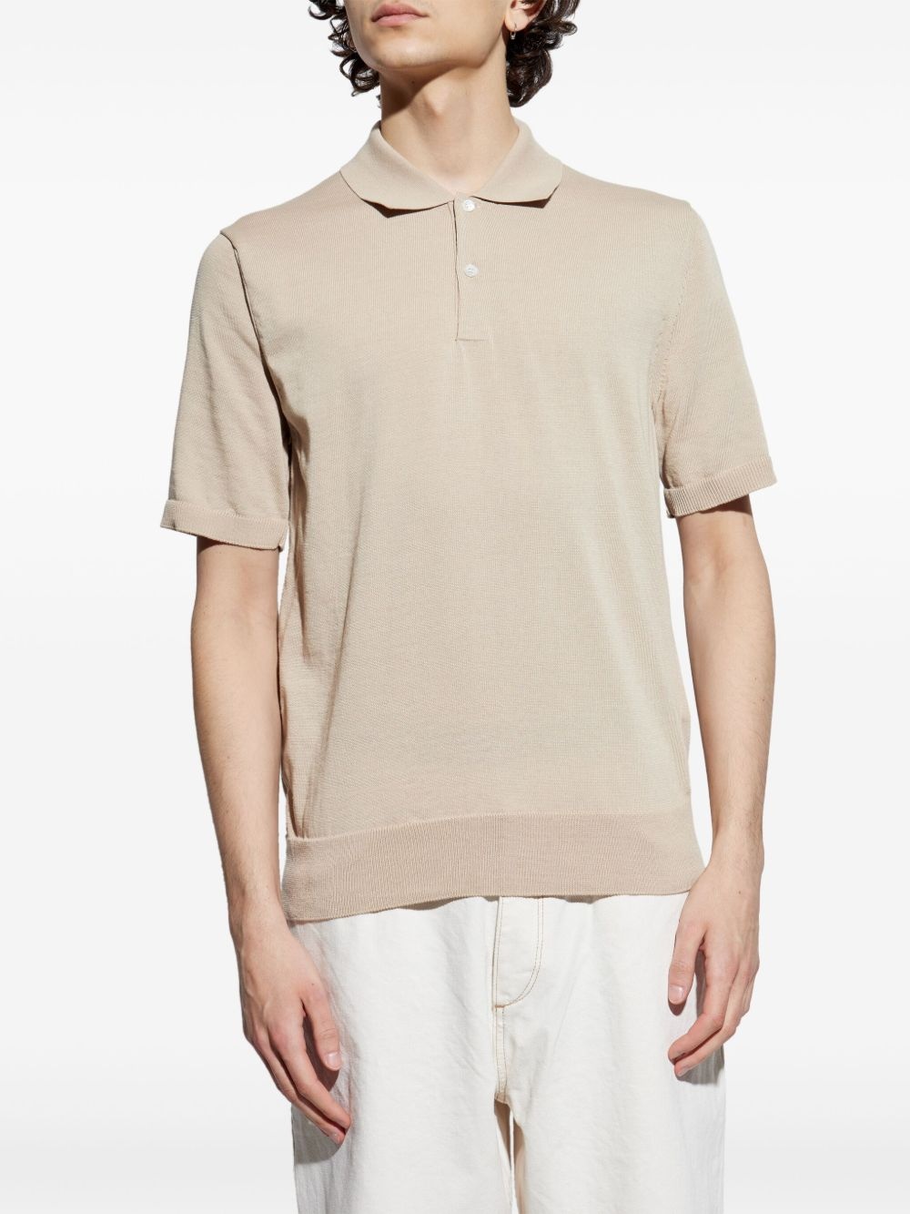 short-sleeved polo shirt - 3