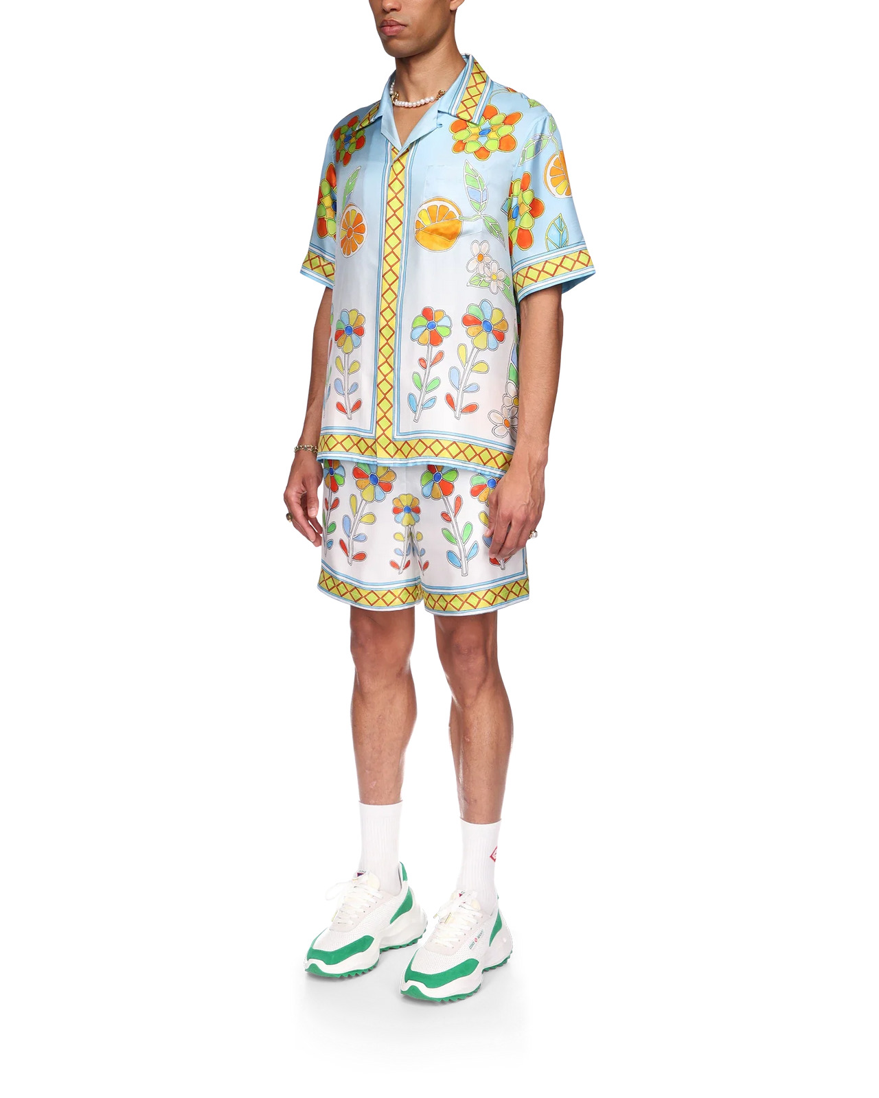 Yoruba Flowers Silk Shirt - 5
