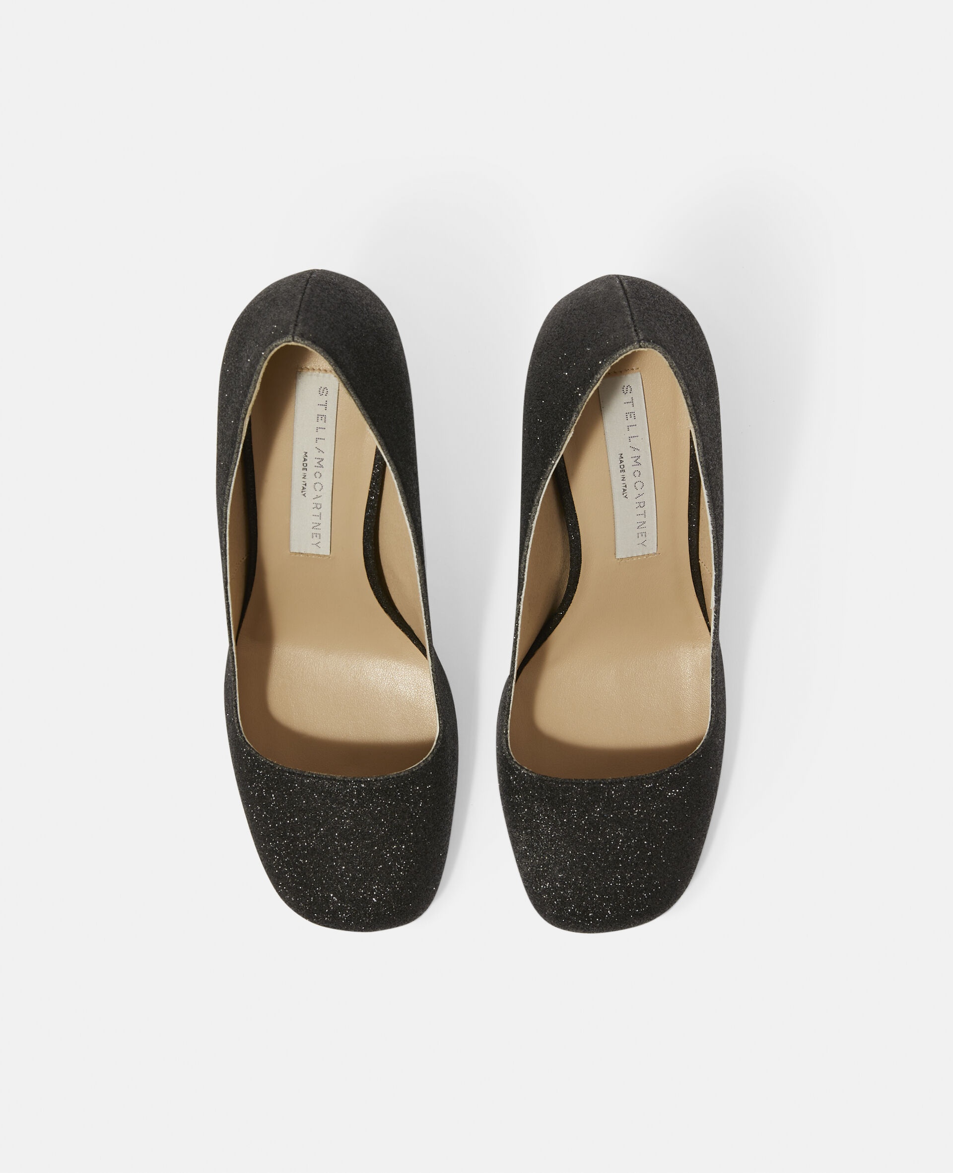 【STELLA MCCARTNEY】Shroom ハイヒール Stella McCartney Black Faux Leather Shroom Slingback Sandals