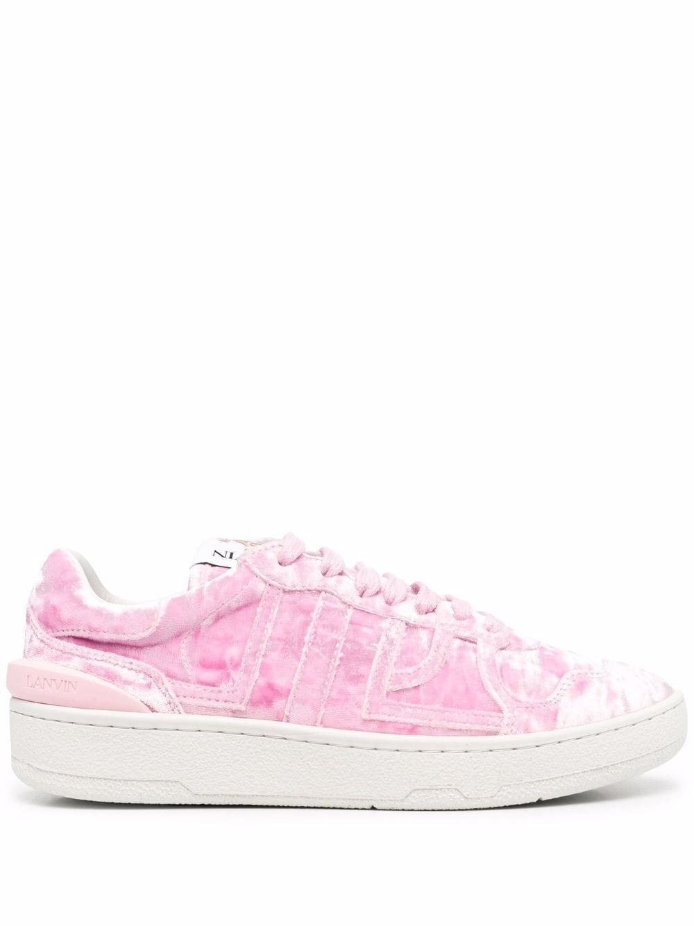 low-top lace-up sneakers - 1