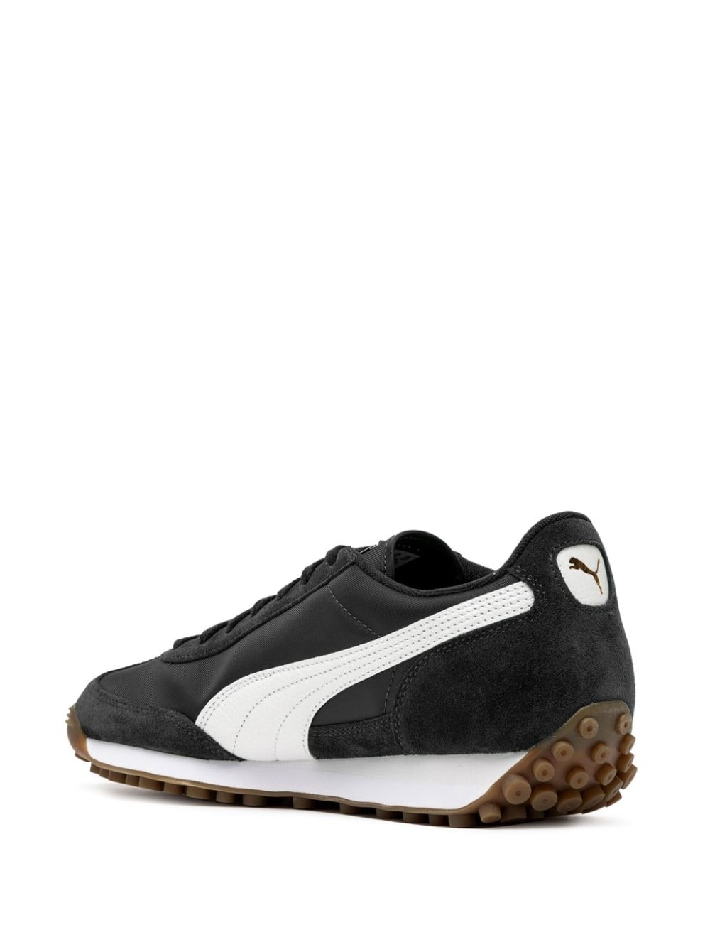 logo-print low-top sneakers - 3
