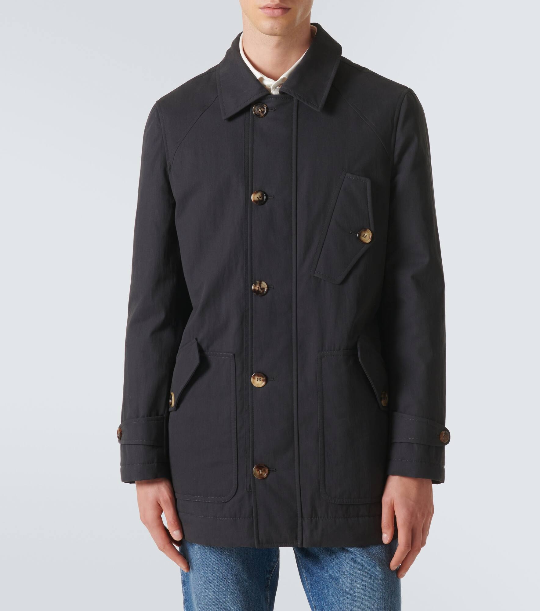Cotton-blend jacket - 3