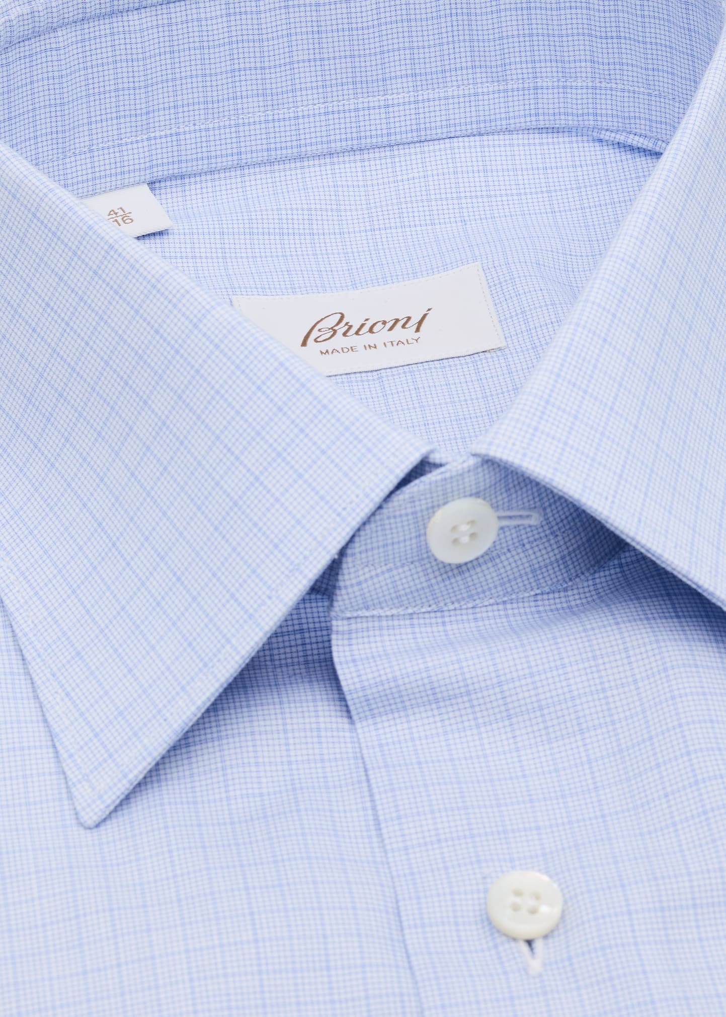 Men's Cotton Mini Check Dress Shirt - 2