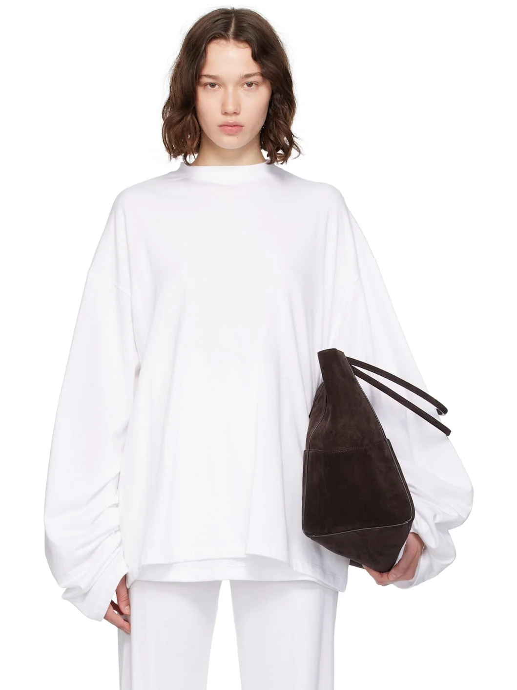 White Jersey Fitted XXL T-shirt - 1