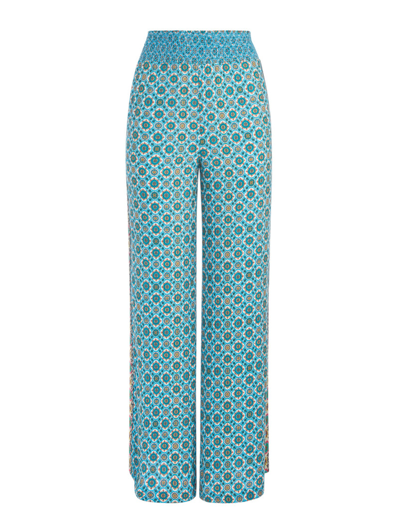 RUSSELL HIGH WAISTED SMOCKED WAISTBAND PANT 1