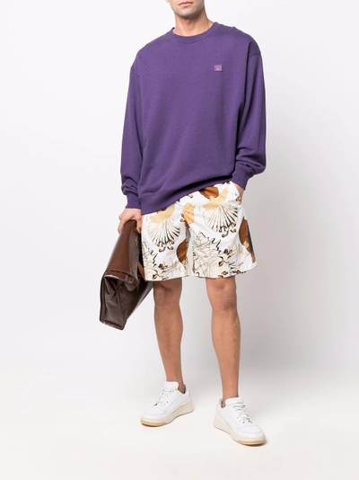 MSGM patterned knee-length shorts outlook