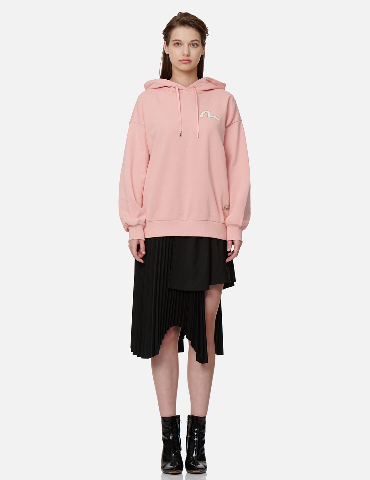 TATTOO KOI PRINT HOODED SWEATSHIRT - 6