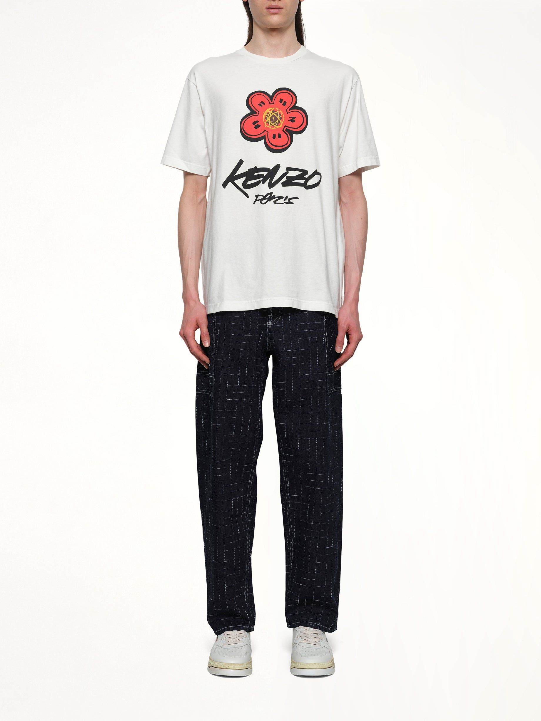 Kenzo Futura Classic T-Shirt in Off White - 7