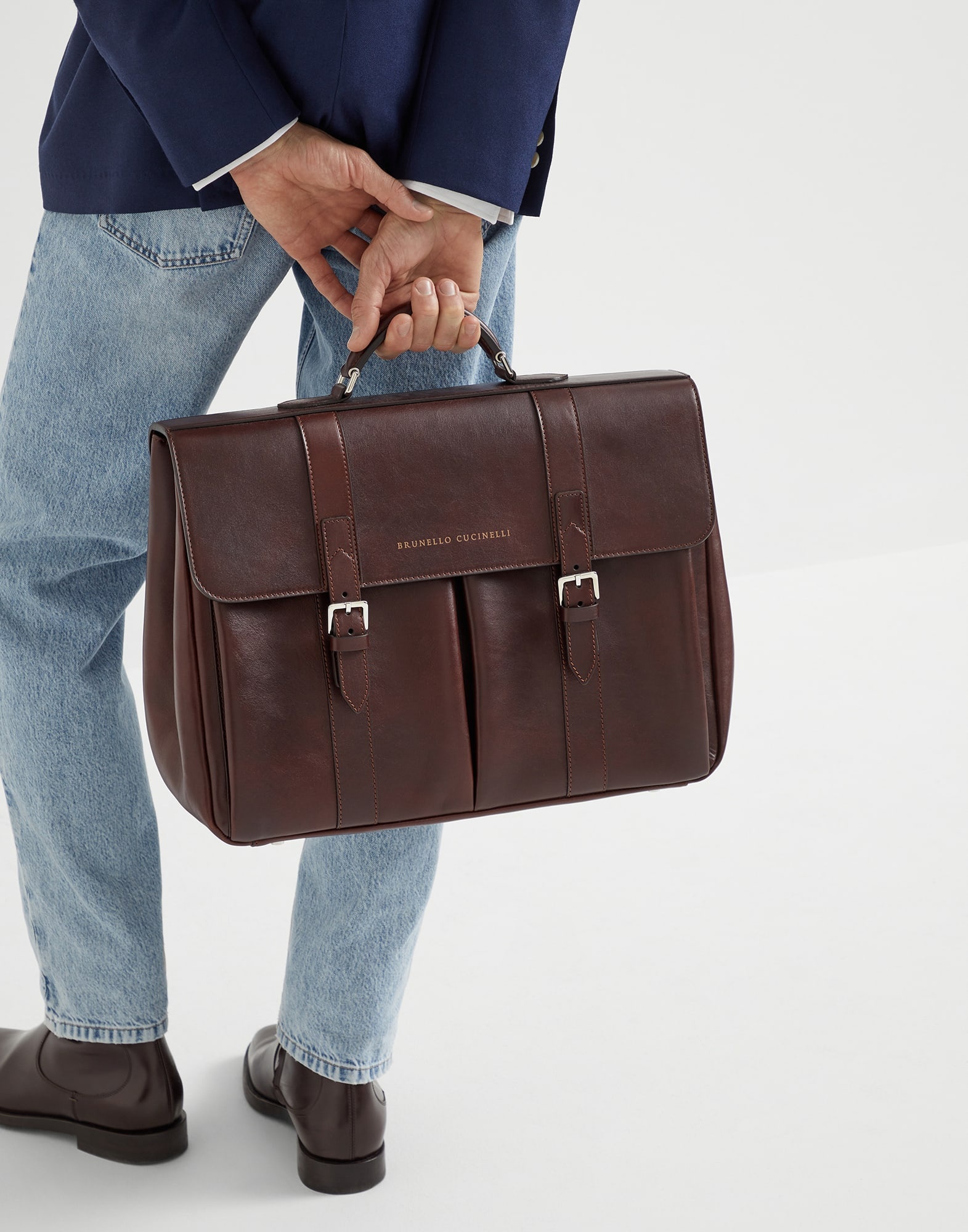 Calfskin briefcase - 4