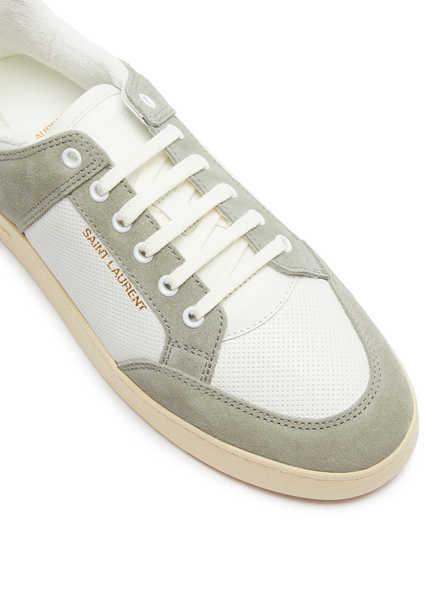 SL/61 panelled leather sneakers - 4