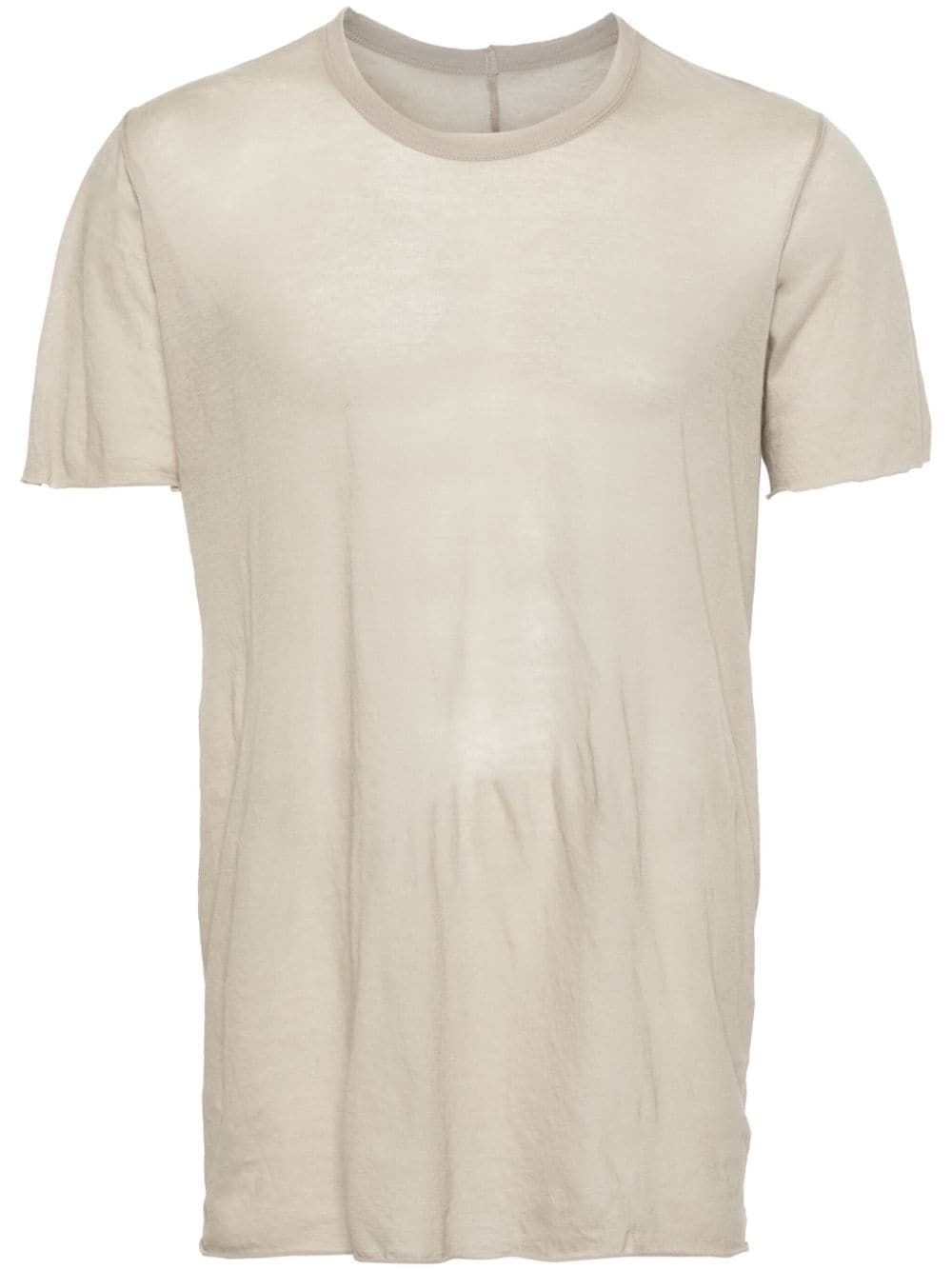 raw-cut cotton T-shirt - 1