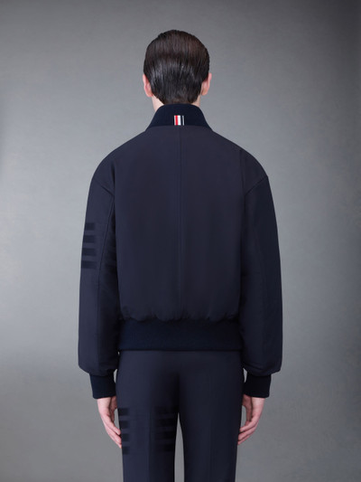 Thom Browne Plain Weave Down Oversized 4-Bar Blouson outlook