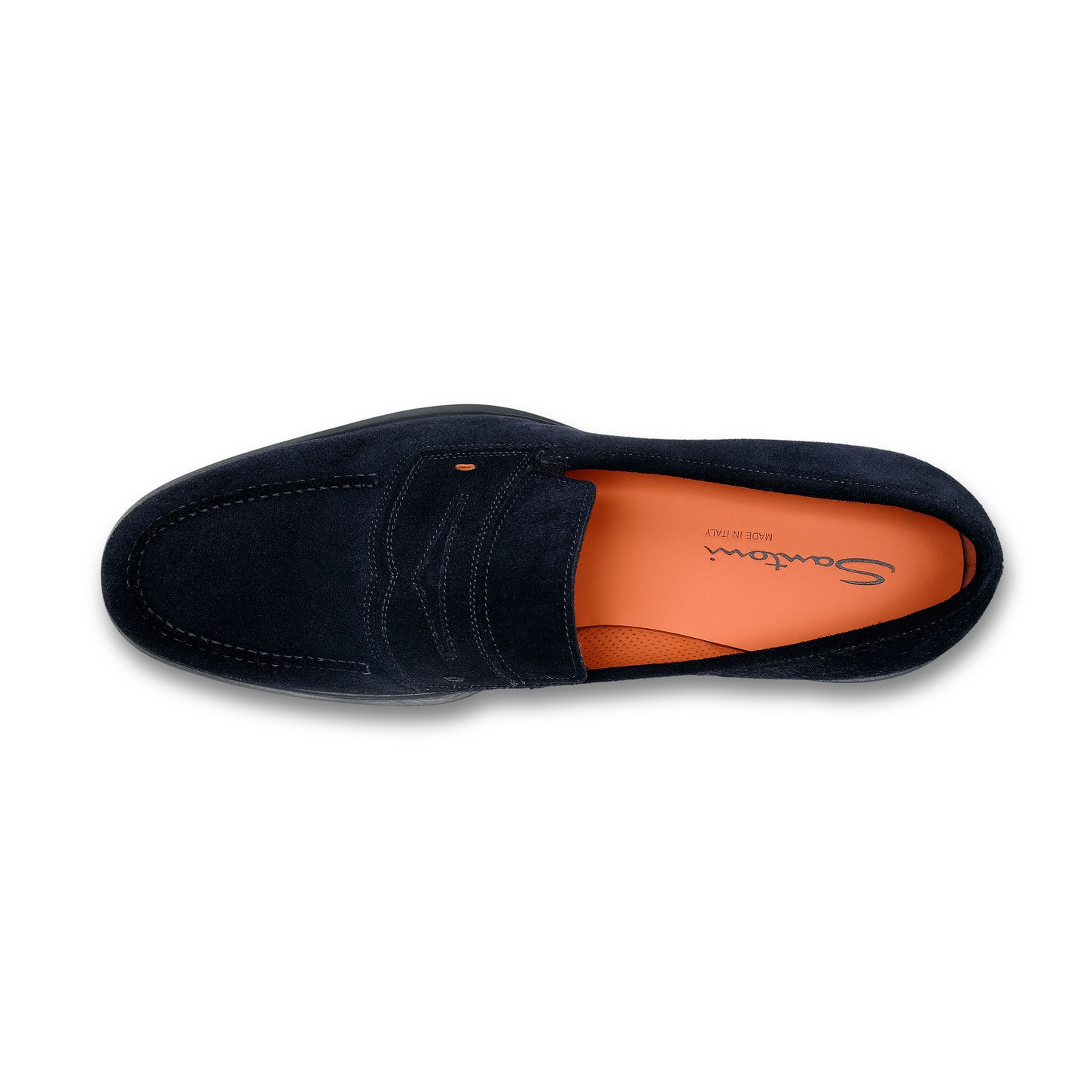 Men's blue suede Easy loafer - 5