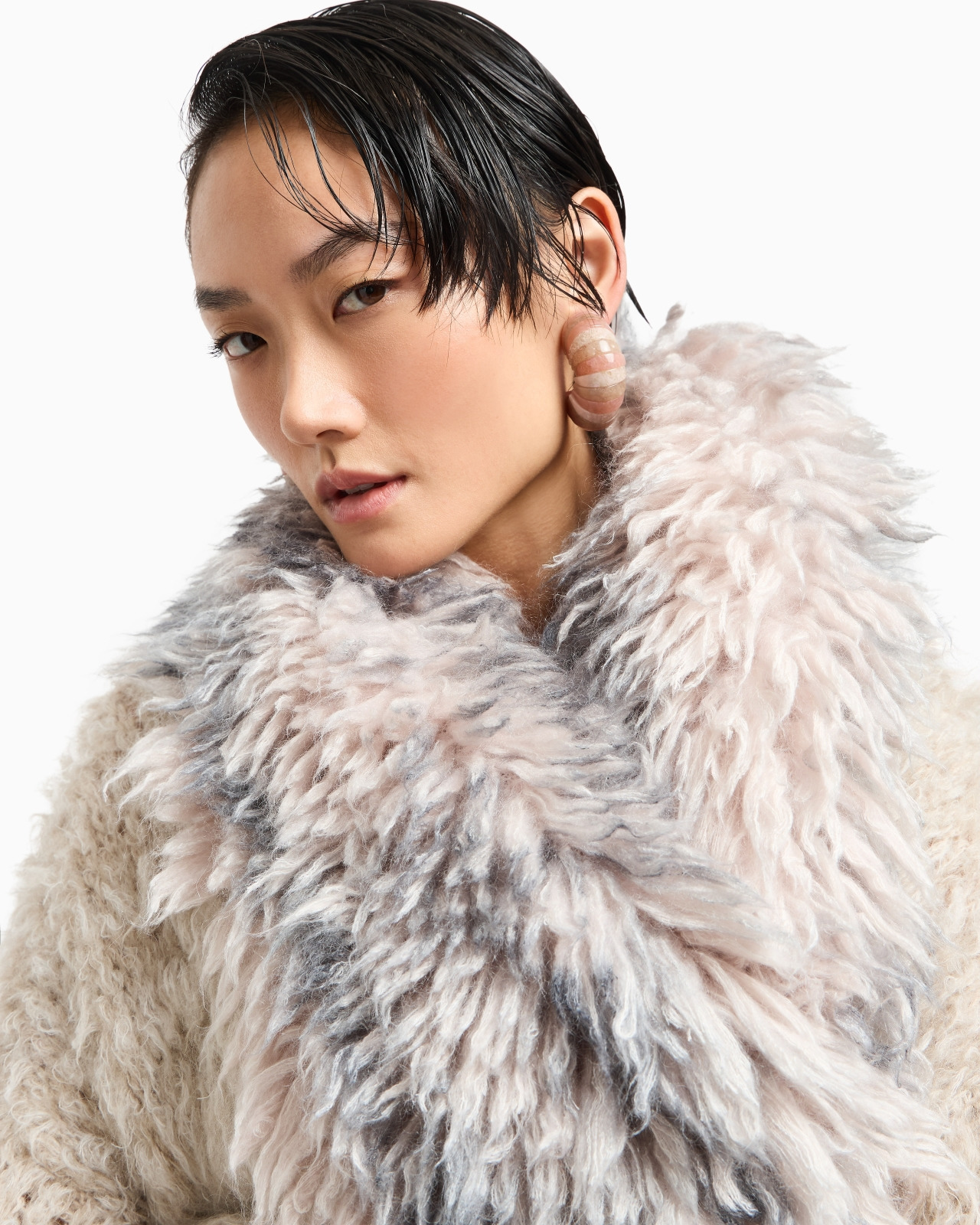 LOOP-STITCH MOHAIR WOOL CARDIGAN - 5