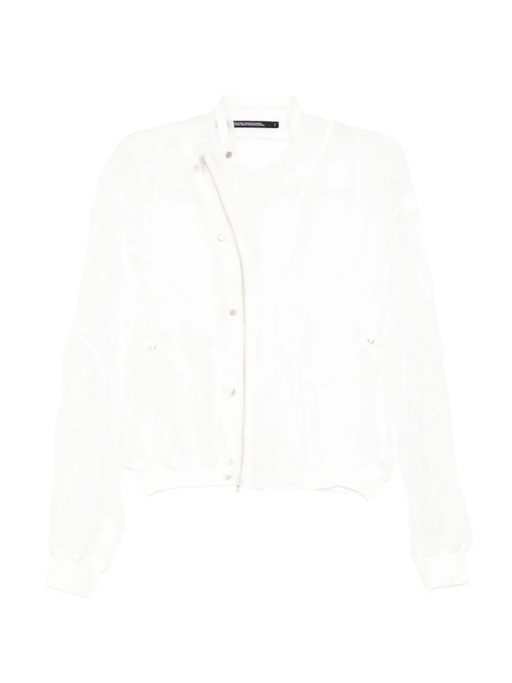sheer panelled jacket - 1