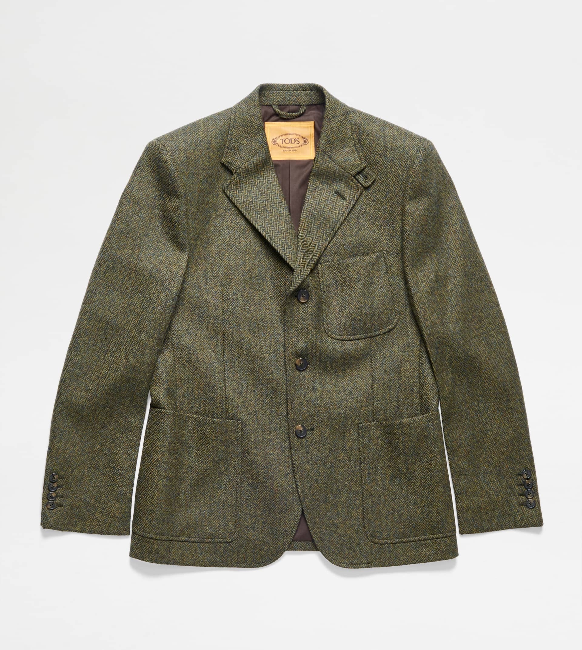 SHETLAND BLAZER - GREEN, BLACK - 1