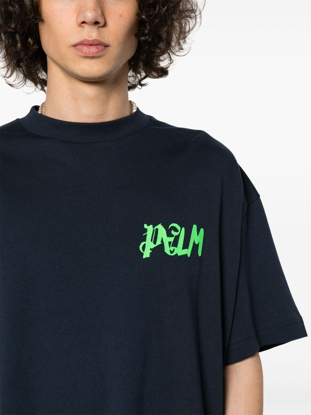 logo-print cotton T-shirt - 5