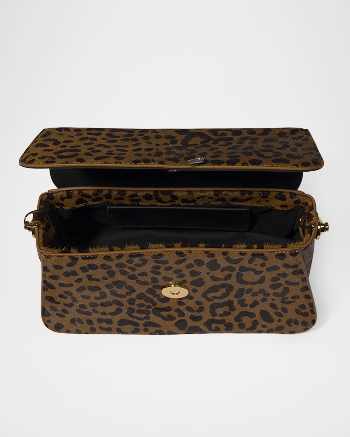 Aria Mini Leopard Calf Hair Top-Handle Bag - 2