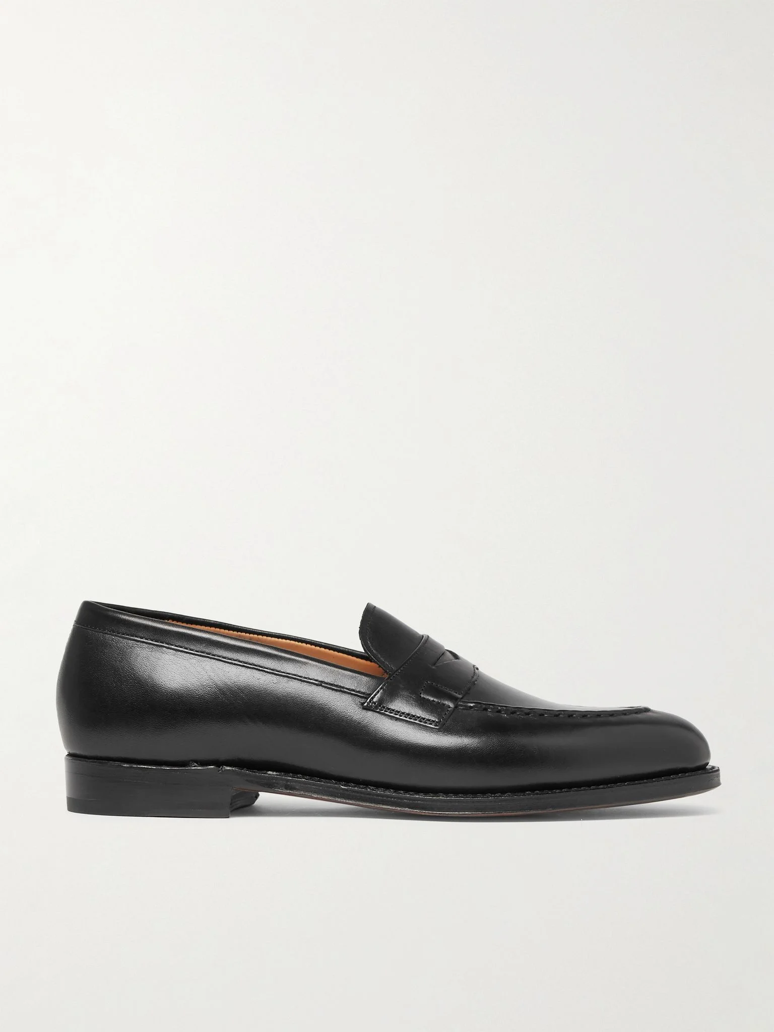 Lloyd Leather Penny Loafers Black - 1
