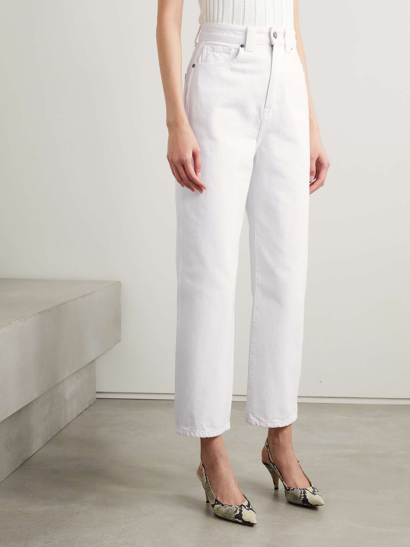 Shalbi high-rise straight-leg jeans - 3