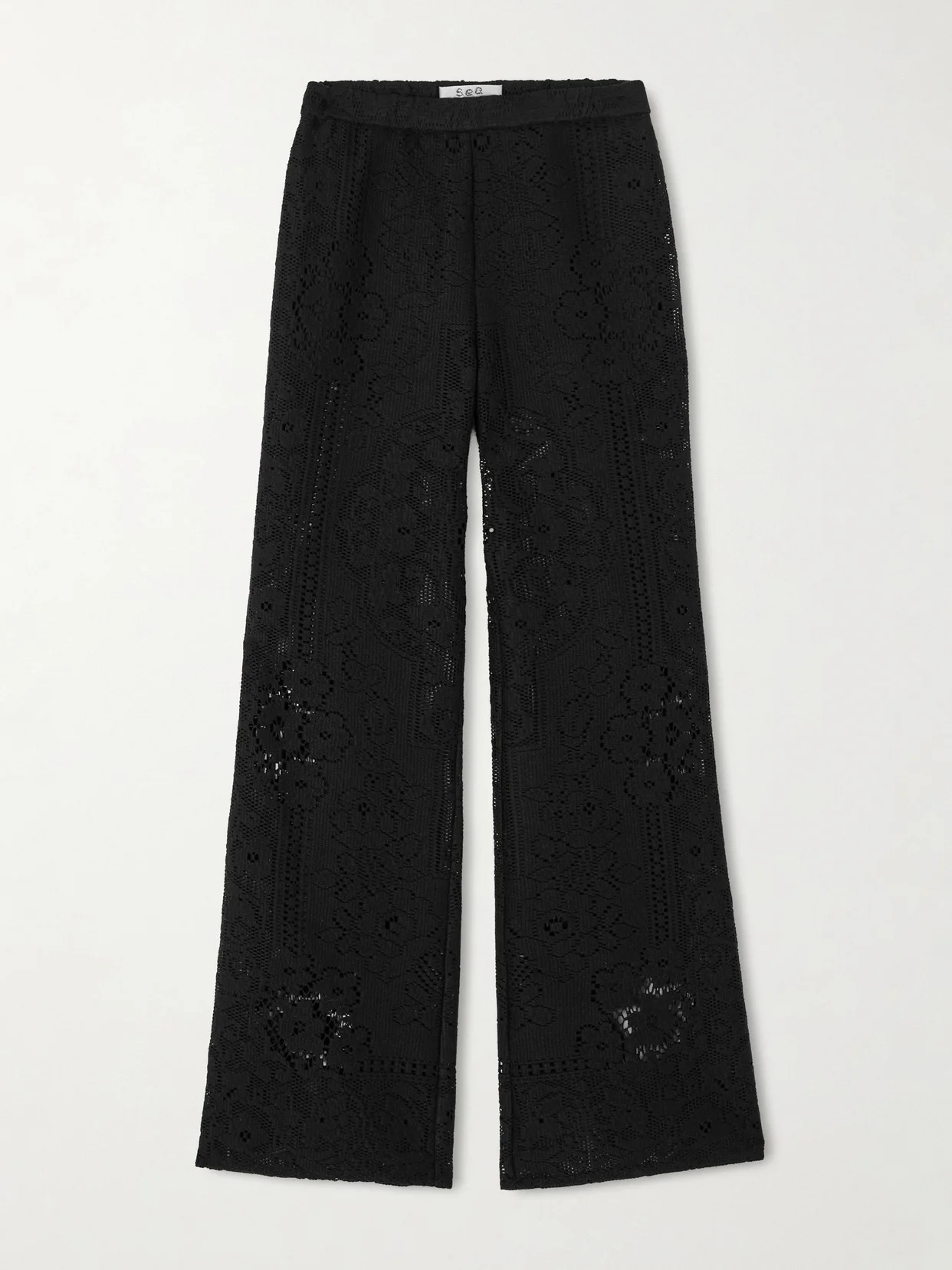 Arianna Flared Lace Pants - 1