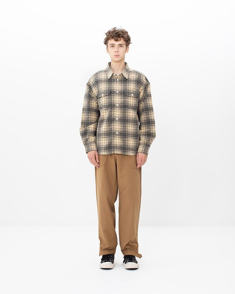 visvim PIONEER CHECK L/S BEIGE outlook