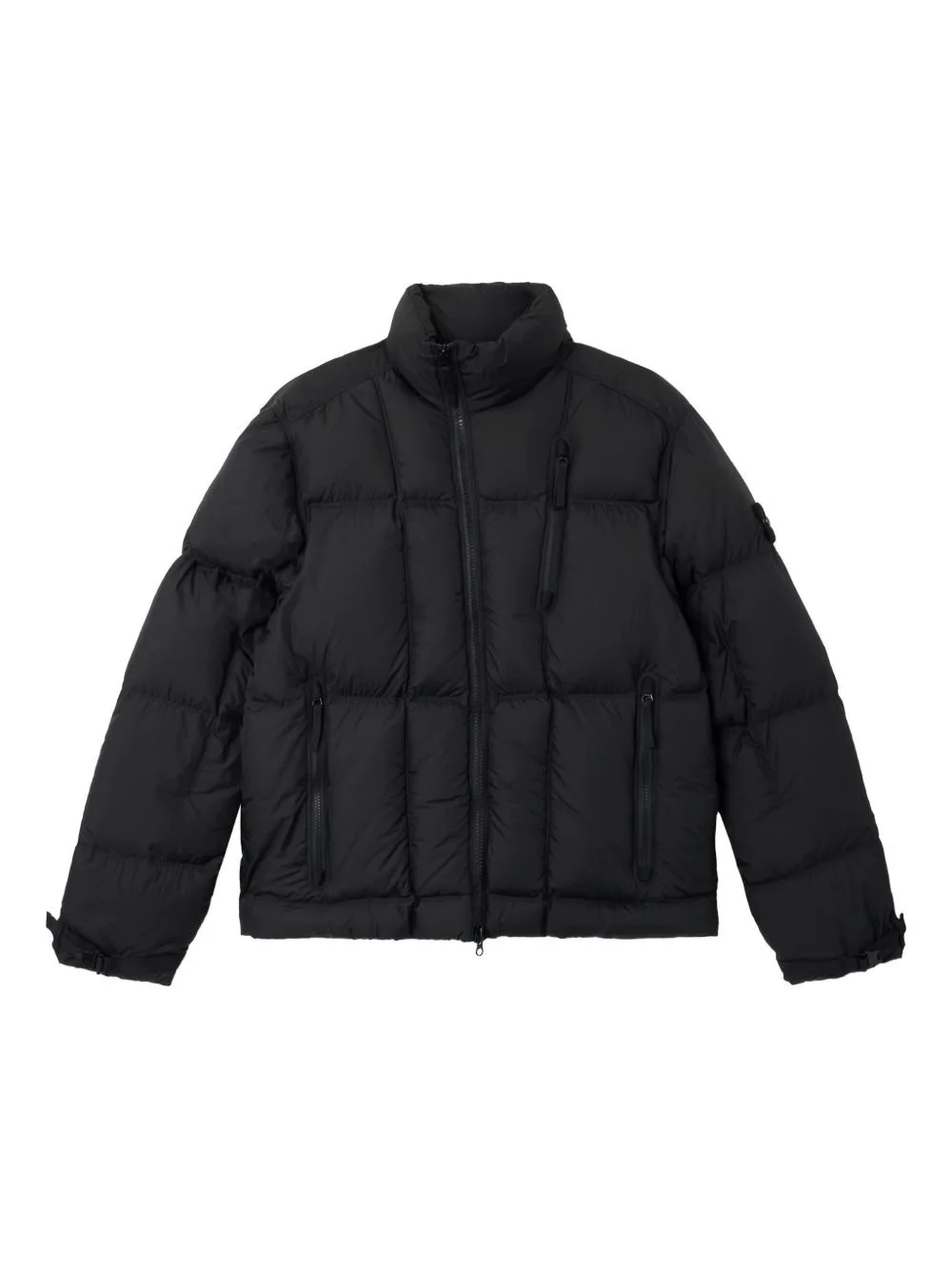 quilted-design jacket - 1