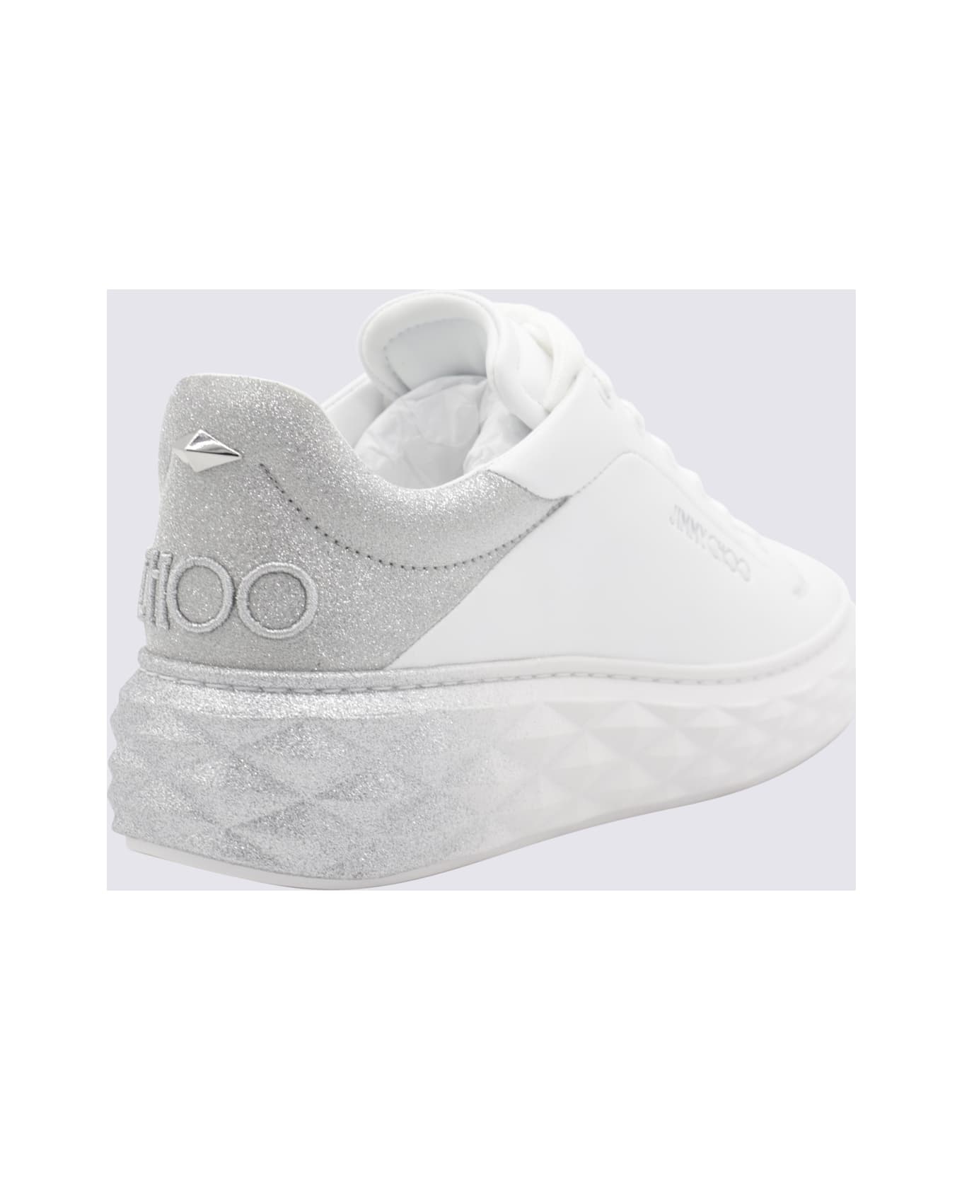 White And Silver Sneakers - 2