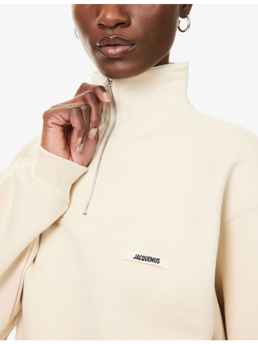 Le Camionneur High-Neck Cotton Sweatshirt - 5