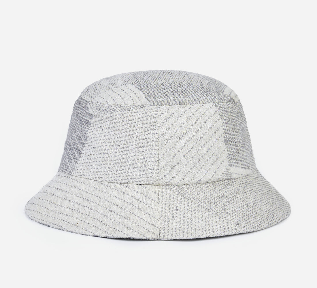 Bucket Hat - Ash Zig-Zag Jacquard - 2