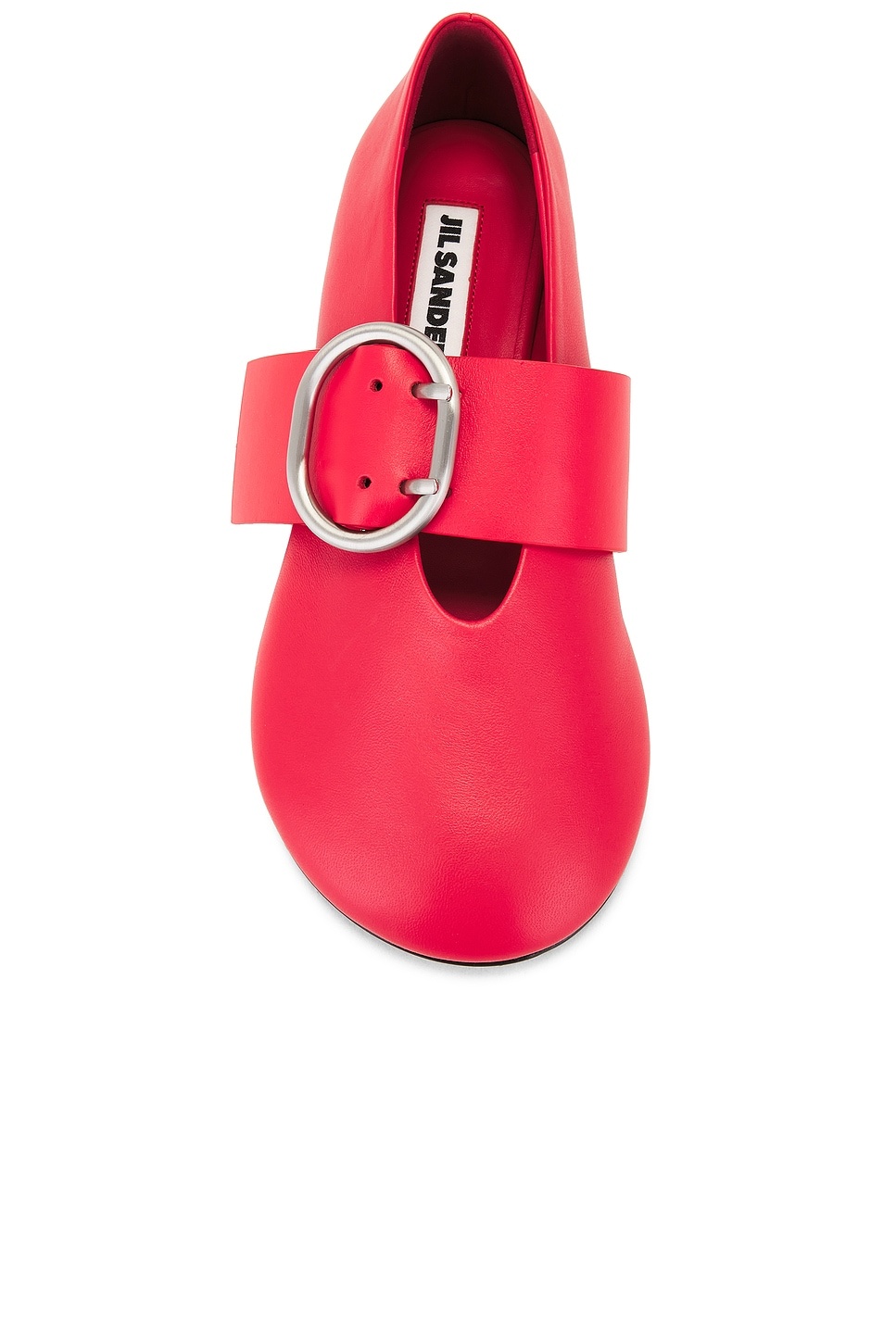 バレエシューズ JIL SANDER NAPPA BALLERINAS WITH CANNOLO BUCKLE Jil Sander Cannolo Buckle Ballerina Flat | REVERSIBLE