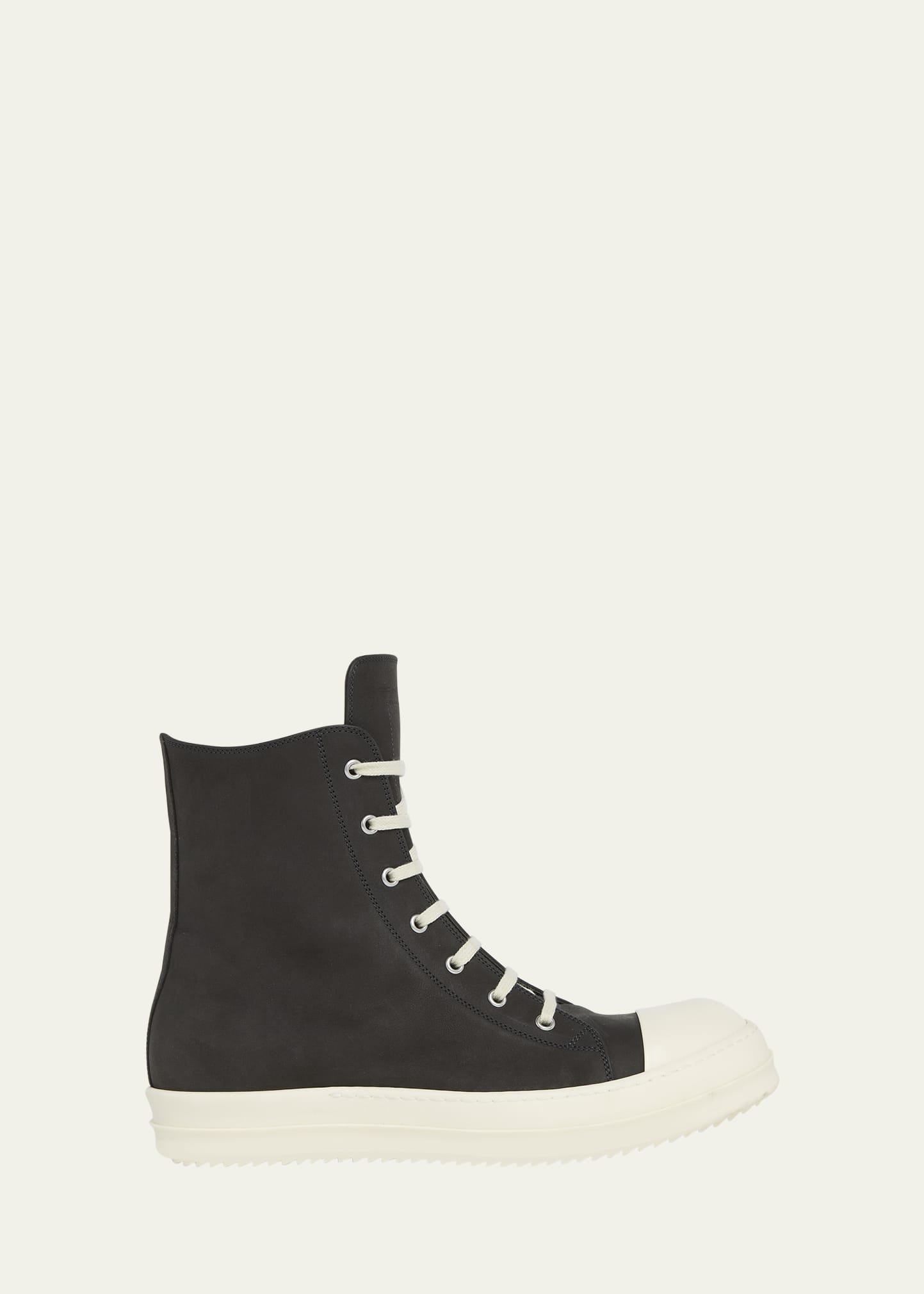 Men's Nubuck Suede High-Top Sneakers - 1