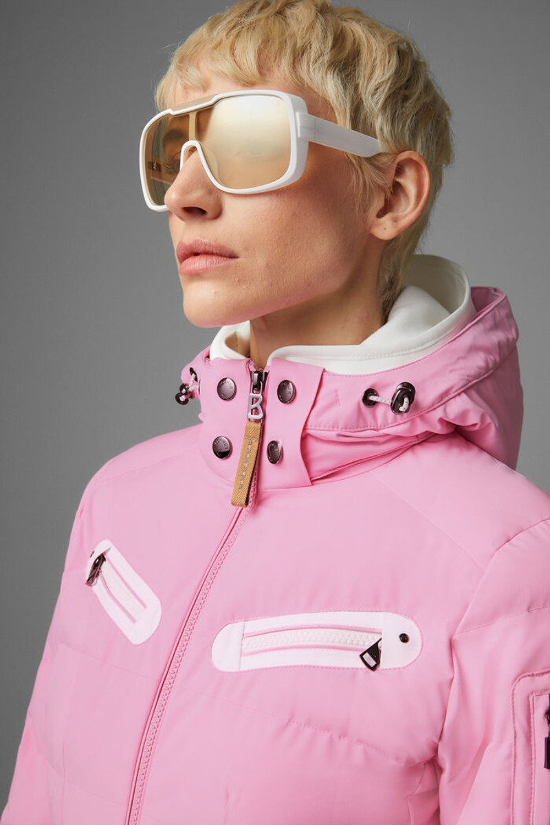Ellya Ski jacket in Pink/White 6