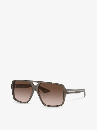 Oliver Peoples OV5520SU 1977C square-frame acetate sunglasses outlook