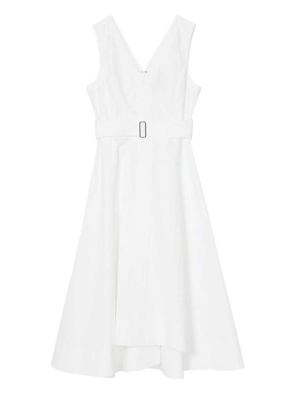 poplin midi dress - 1