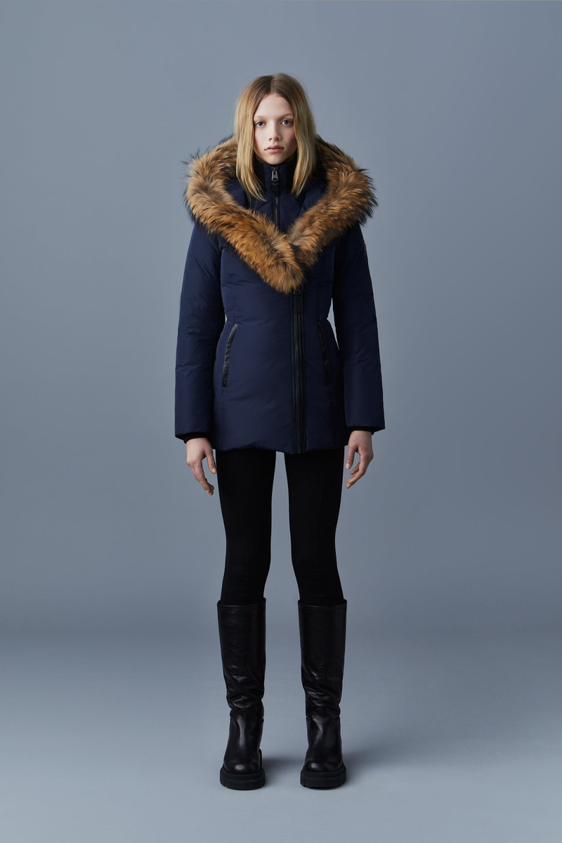 MACKAGE ADALI down coat with natural fur Signature Mackage Collar outlook